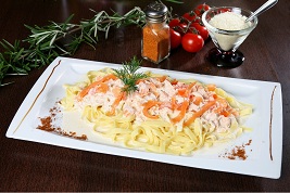 Linguines aux saumon Pizza Sicilia Cambrai